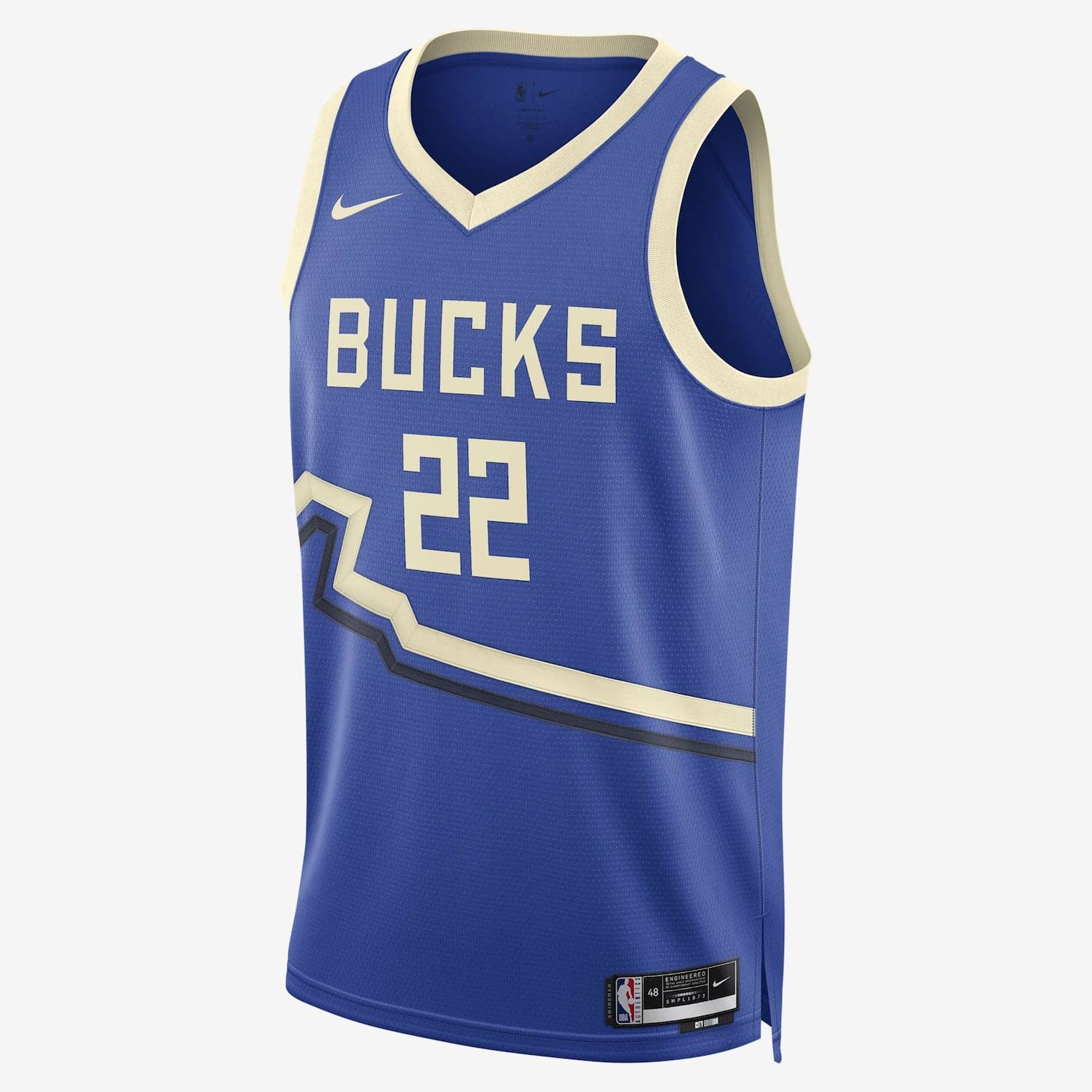Regata Nike Khris Middleton Milwaukee Bucks City Edition 2024/25 Masculina