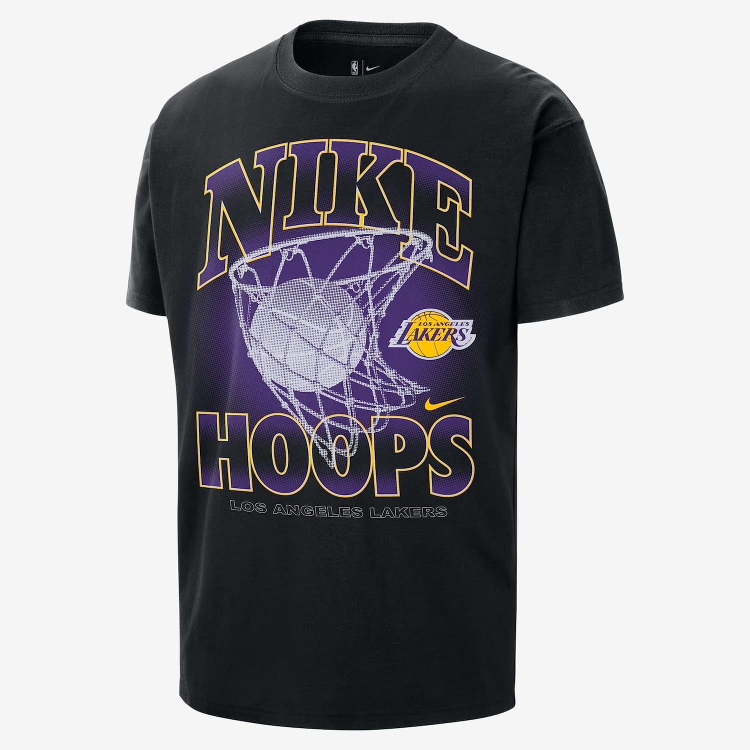 Camiseta Nike Max90 Los Angeles Lakers Masculina