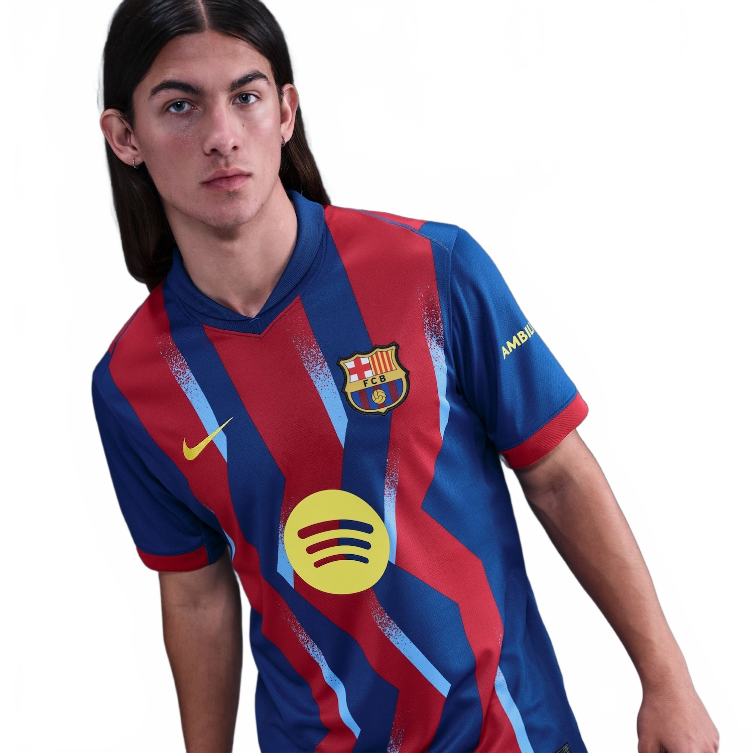 Imagem principal Camisa Barcelona Nike IV 2025/26 Torcedor Pro Masculina Nike Azul