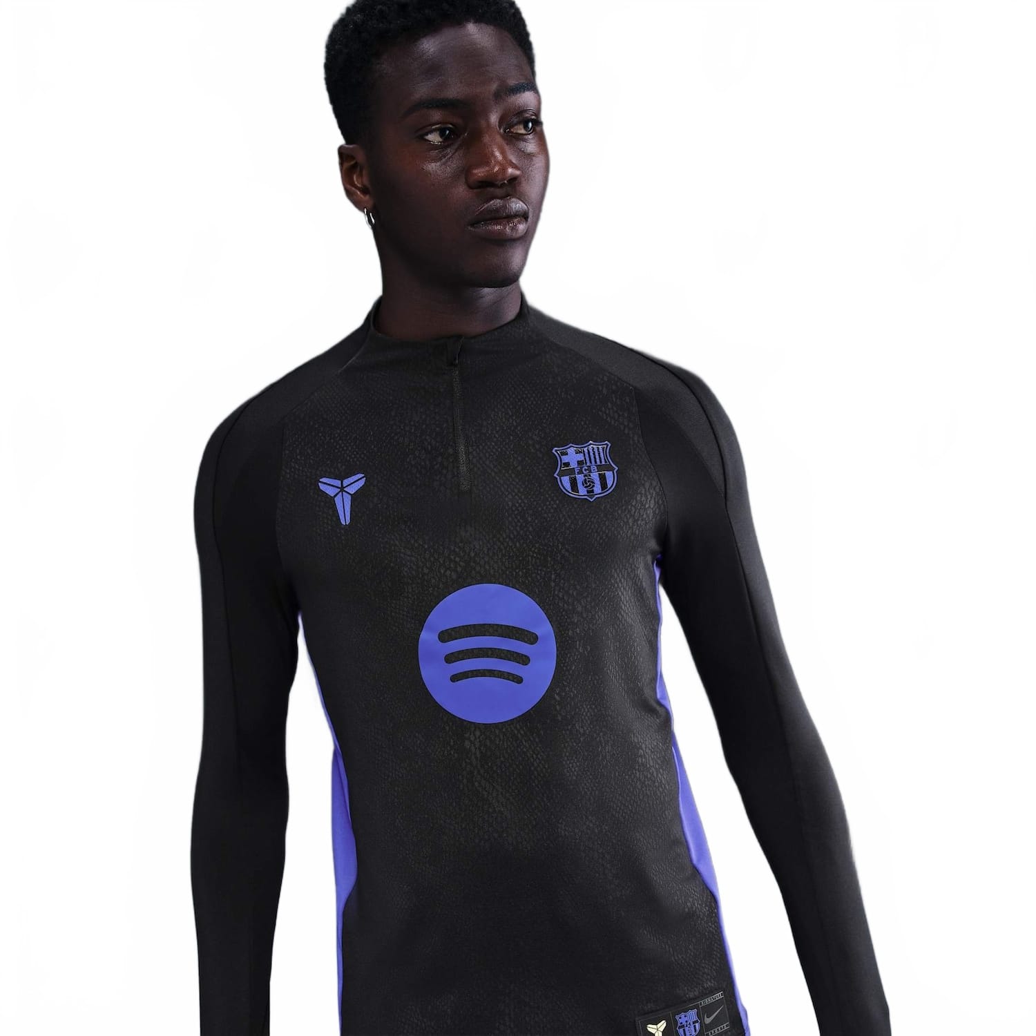 Camiseta Barcelona Nike Manga Longa II Kobe 2025/26 Pré-Jogo Masculina