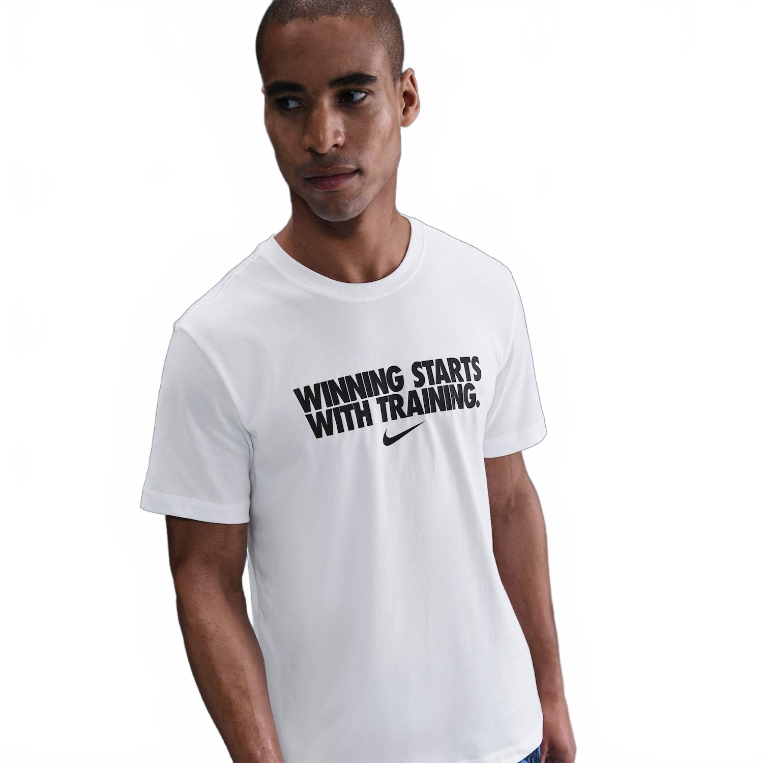 Imagem principal Camiseta Dri-FIT Nike "Winning" Masculina Nike Branco