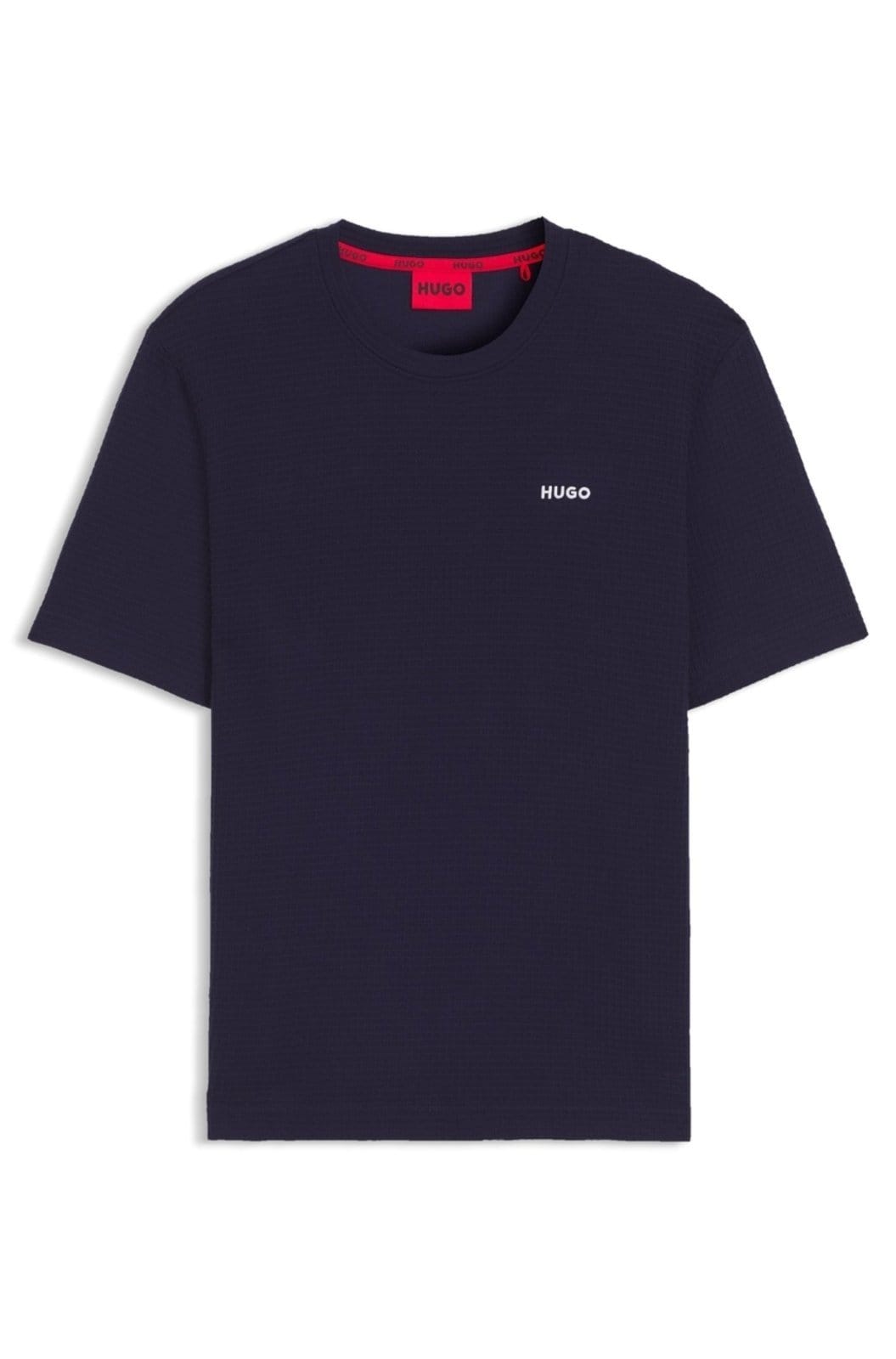 Camiseta De Pijama Com Estrutura Em Waffle Com Logo Bordado