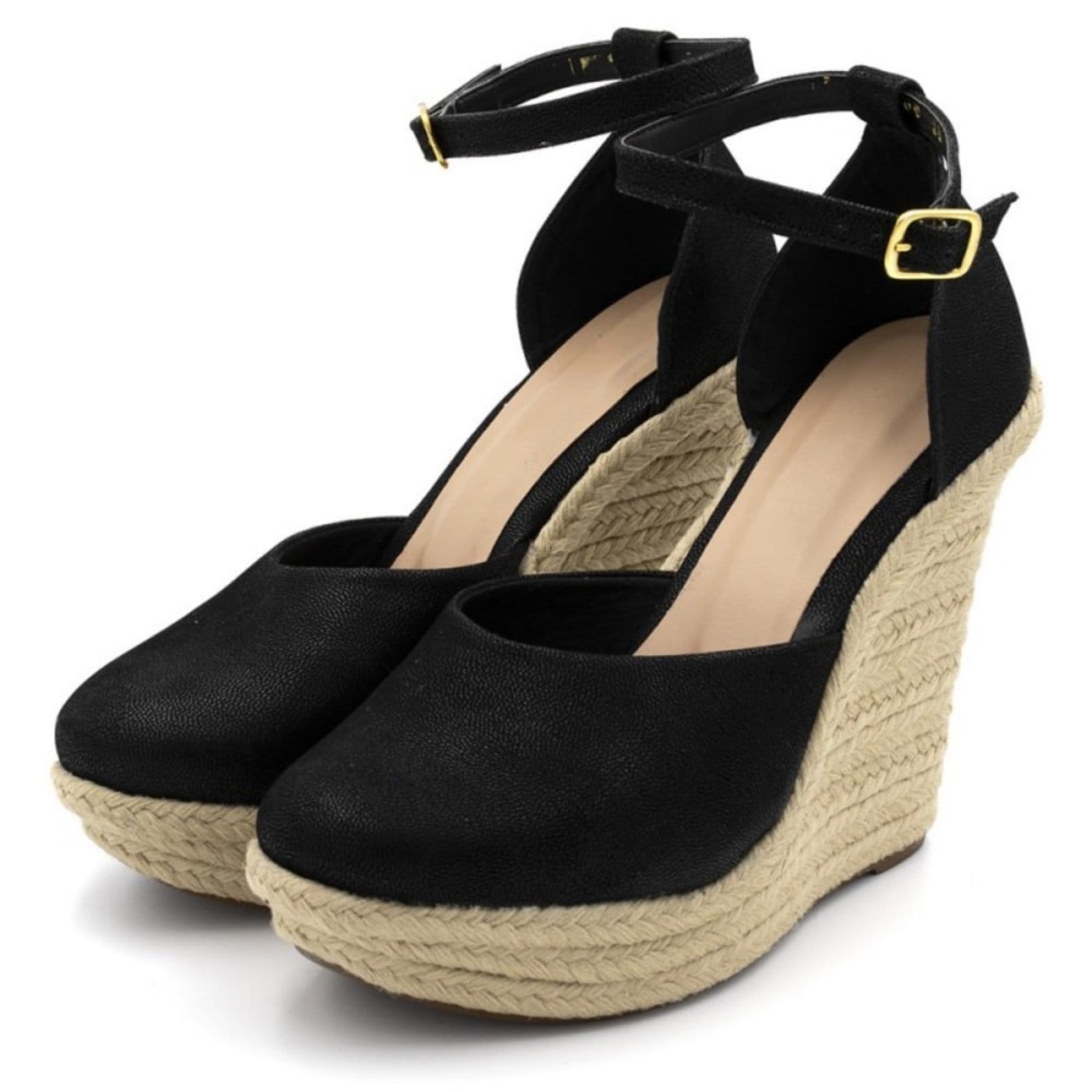 Sandália Feminina Anabela Nobucado