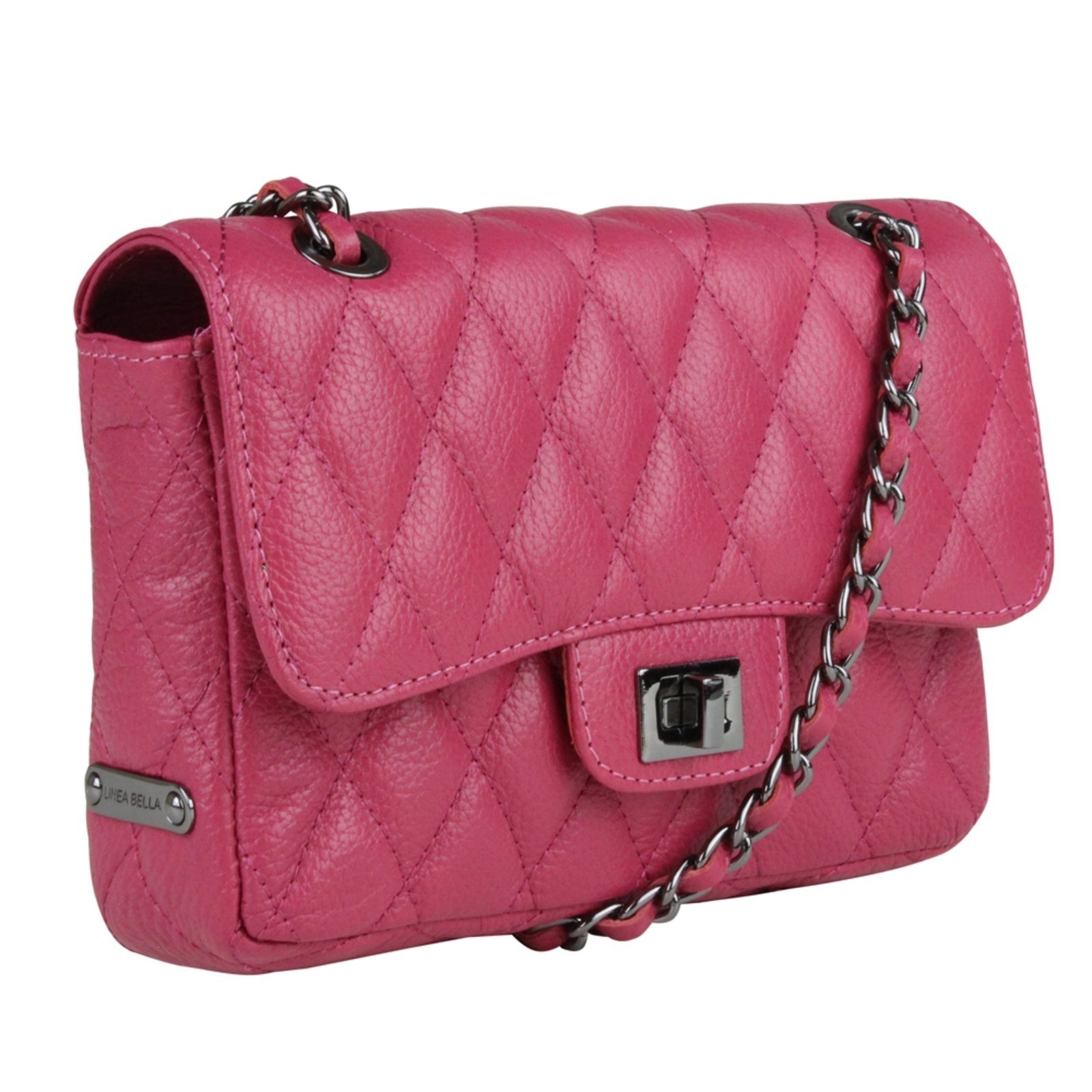 Imagem principal Bolsa feminina em couro Linea Bella 5156 Linea Bella rosa