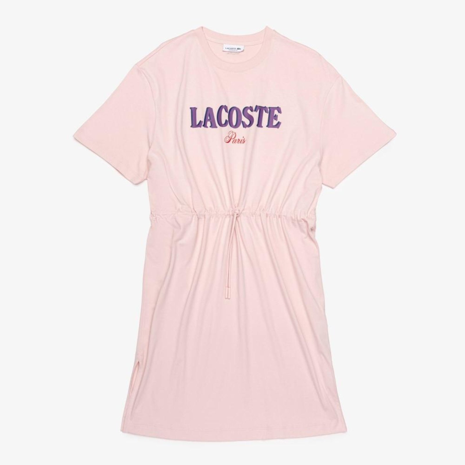 Imagem principal Vestido Camiseta de Malha de Algodão Oversized Lacoste rosa