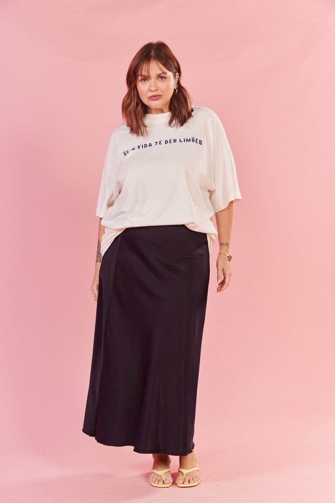 Saia In Love Midi Alongado Paola