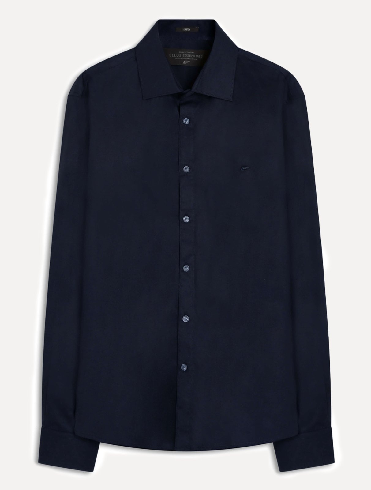 Imagem principal Camisa Ellus Masculina Tricoline LY Classic New Italian Ellus azul marinho