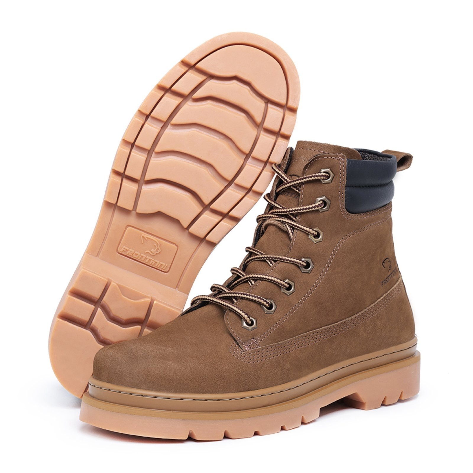 Imagem principal Bota Coturno Masculina Adventure em Couro Claro ZAFREM marrom