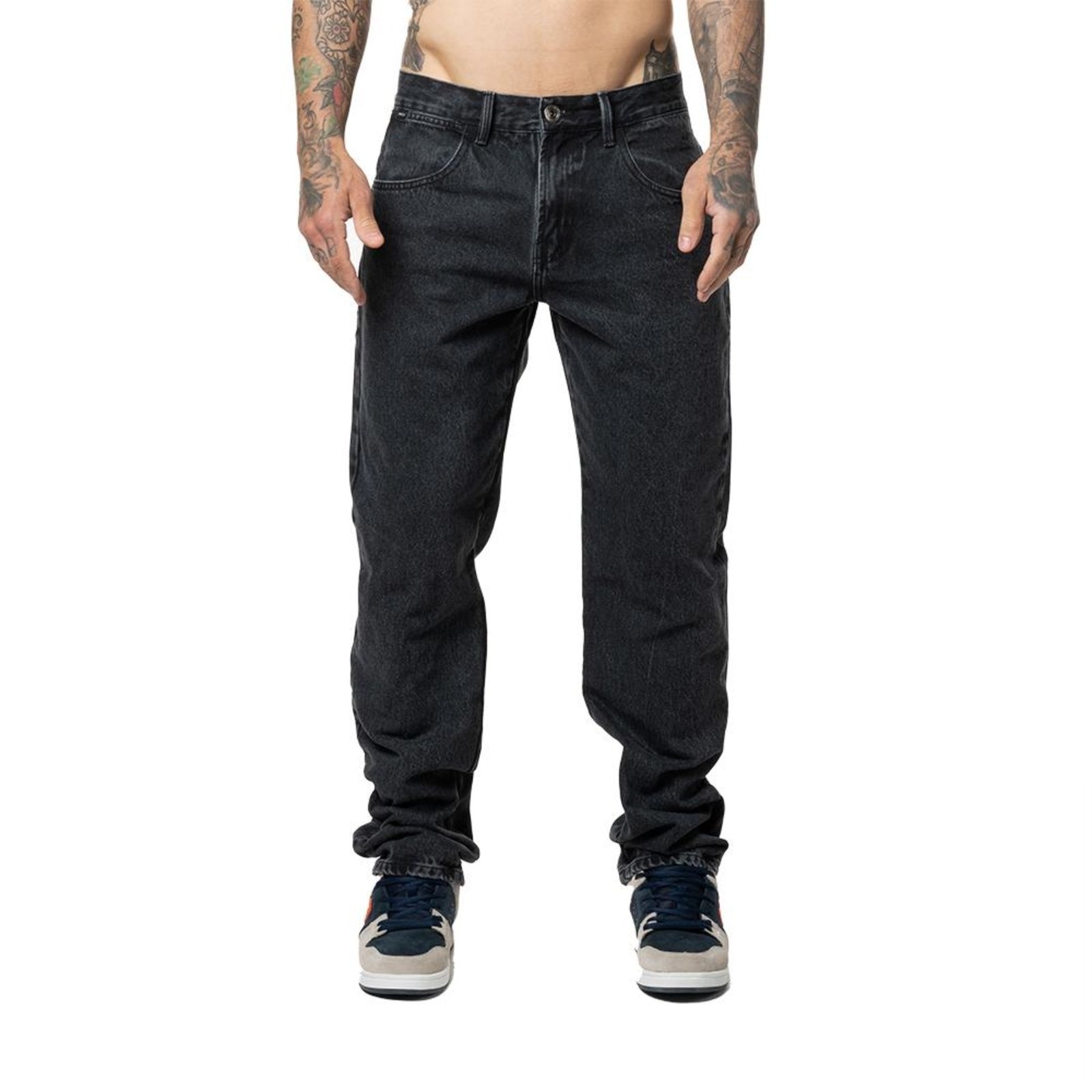 Imagem principal Calça RVCA Jeans Weekend Denim Black WT24 Preto RVCA preto denim
