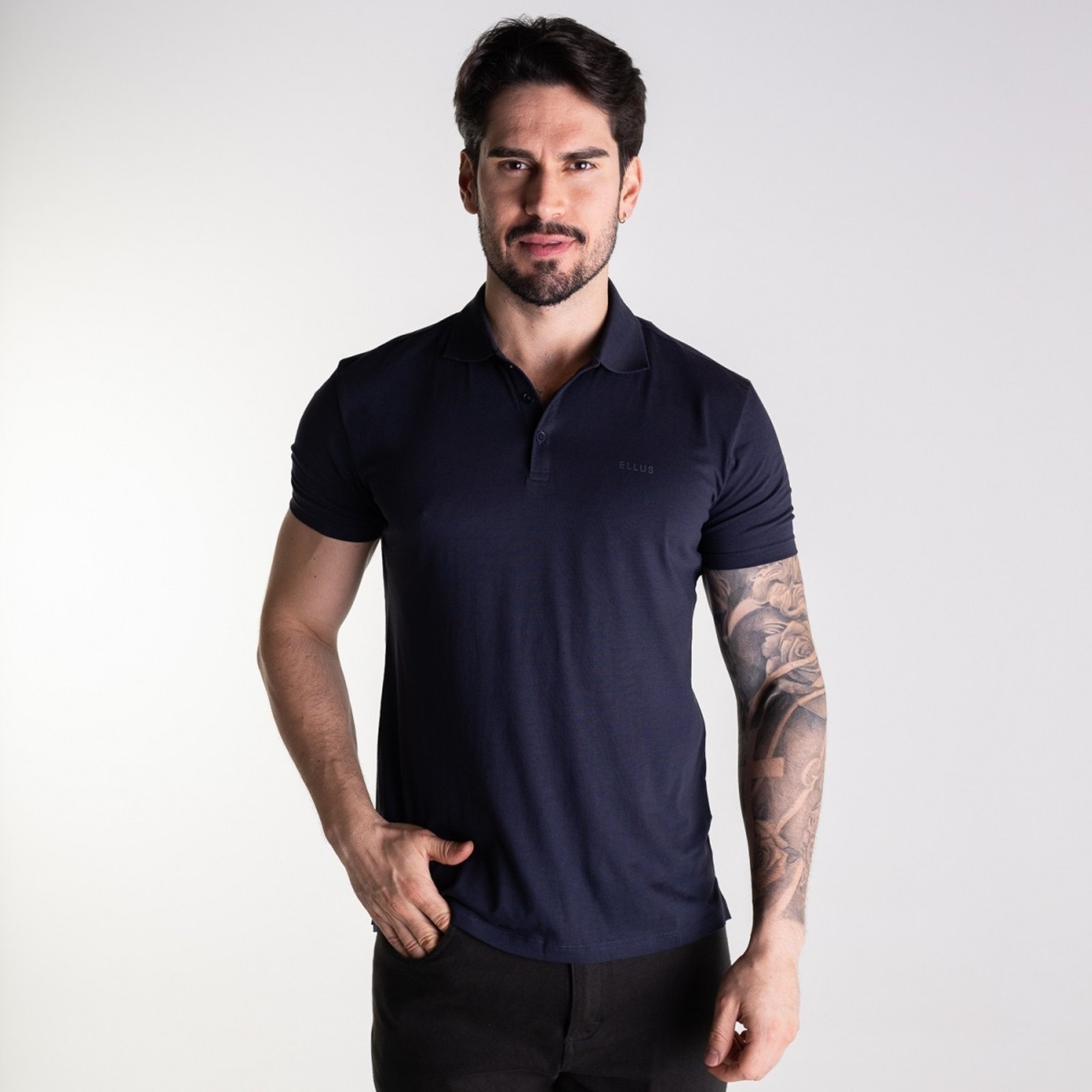 Imagem principal Camisa Polo Ellus Mirror Marinho Ellus azul marinho