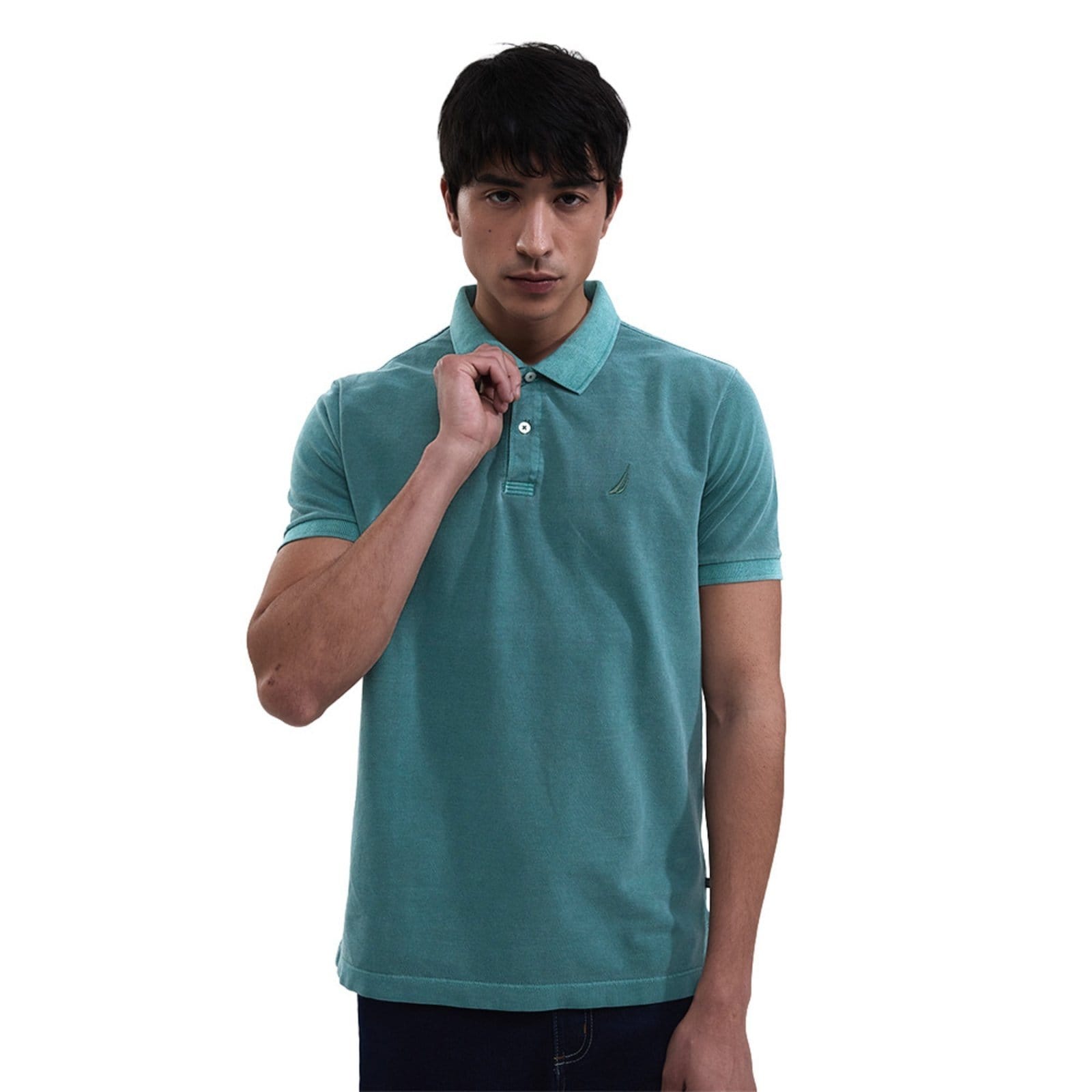 Polo Nautica Manga Curta Piquet Stonada