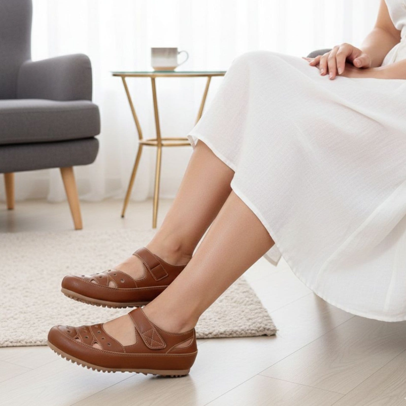 Sapatilha Sandália Feminina Estilo Retrô Boneca