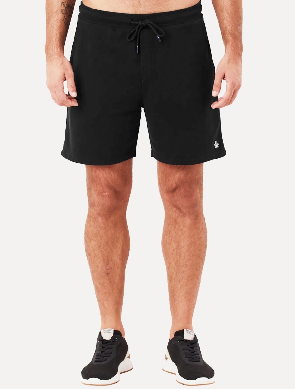 Imagem principal Bermuda Original Penguin Masculina Moletom Slim Patch Preta Original Penguin preto