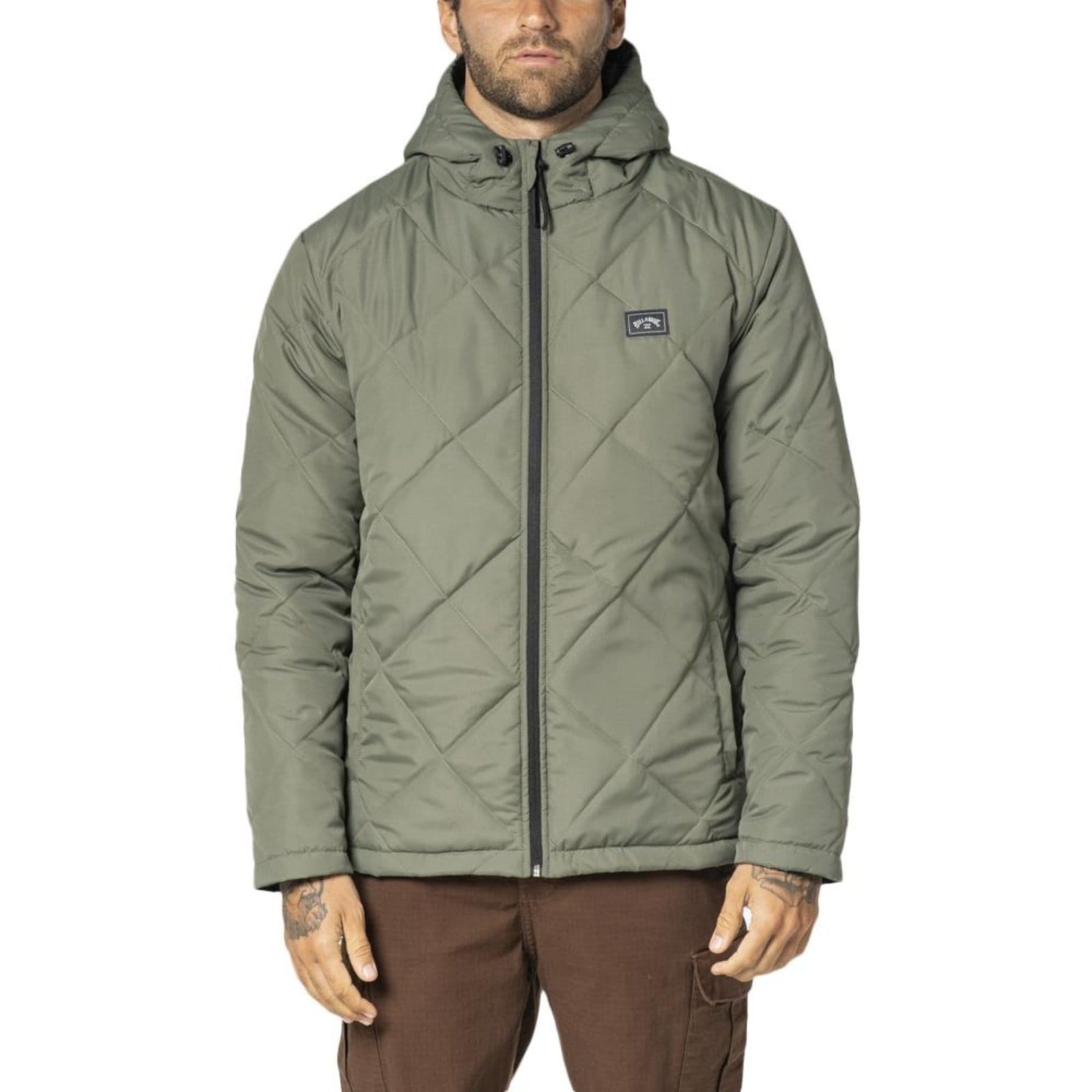 Jaqueta Billabong Puffer WT23 Masculina Militar