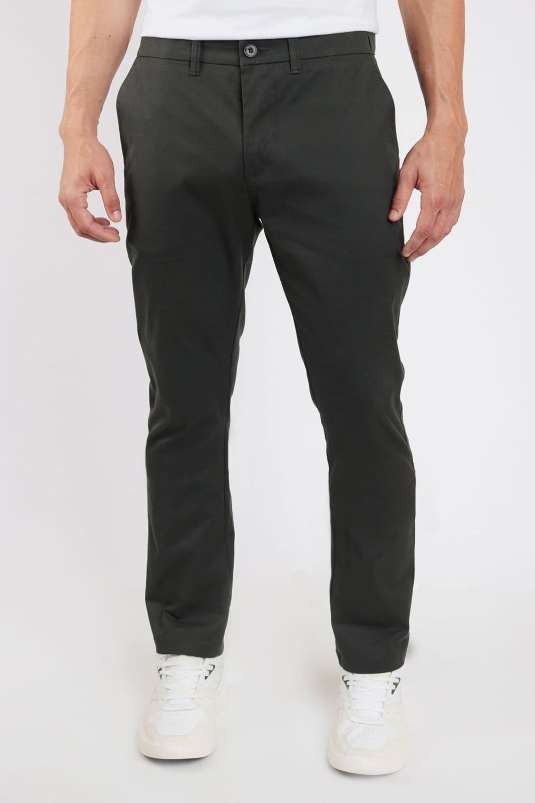 Calça Aramis Chino Moovex Verde Escuro - 40