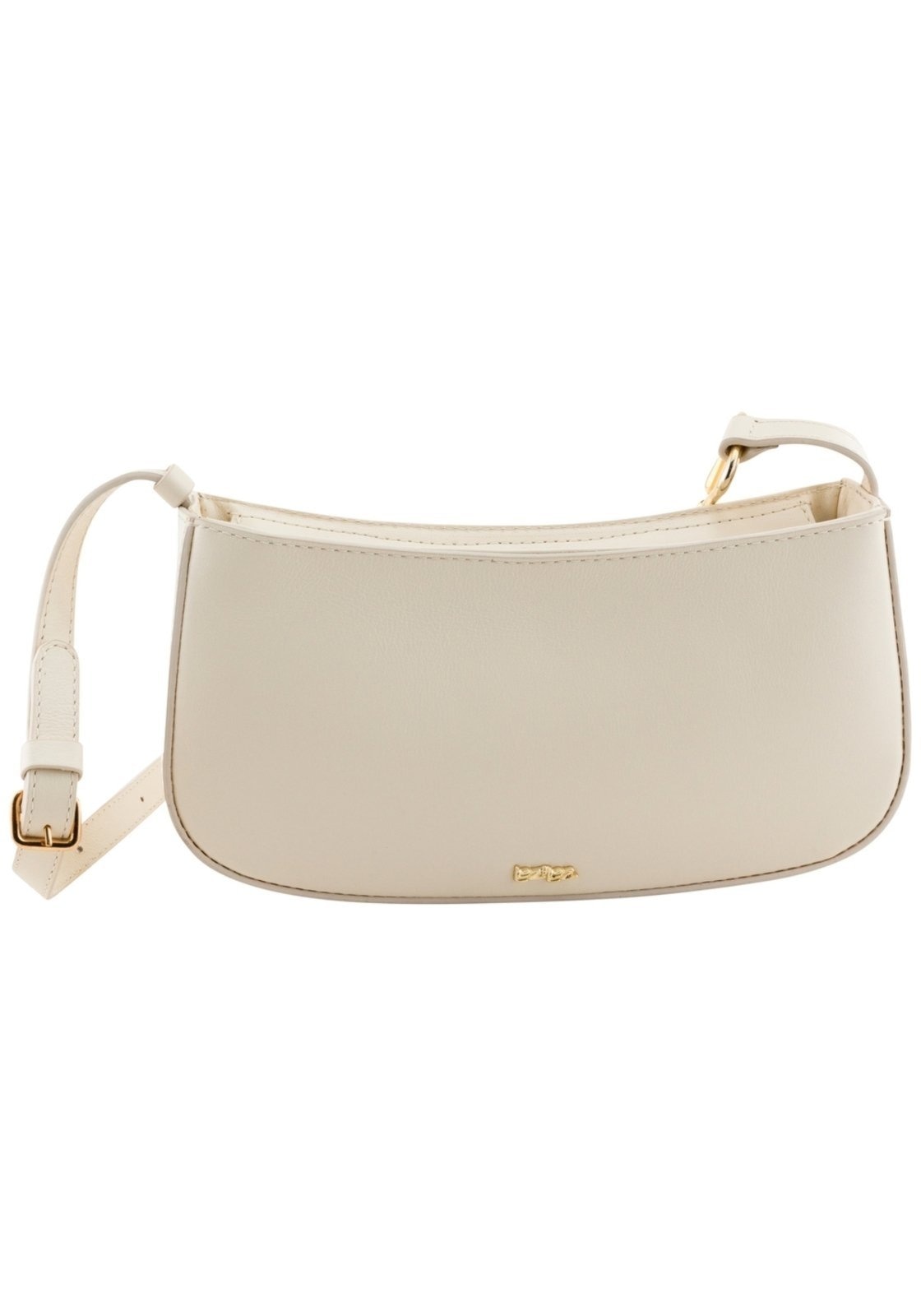 Imagem principal Bolsa Baguete Média em Couro Minimal Lez a Lez bege