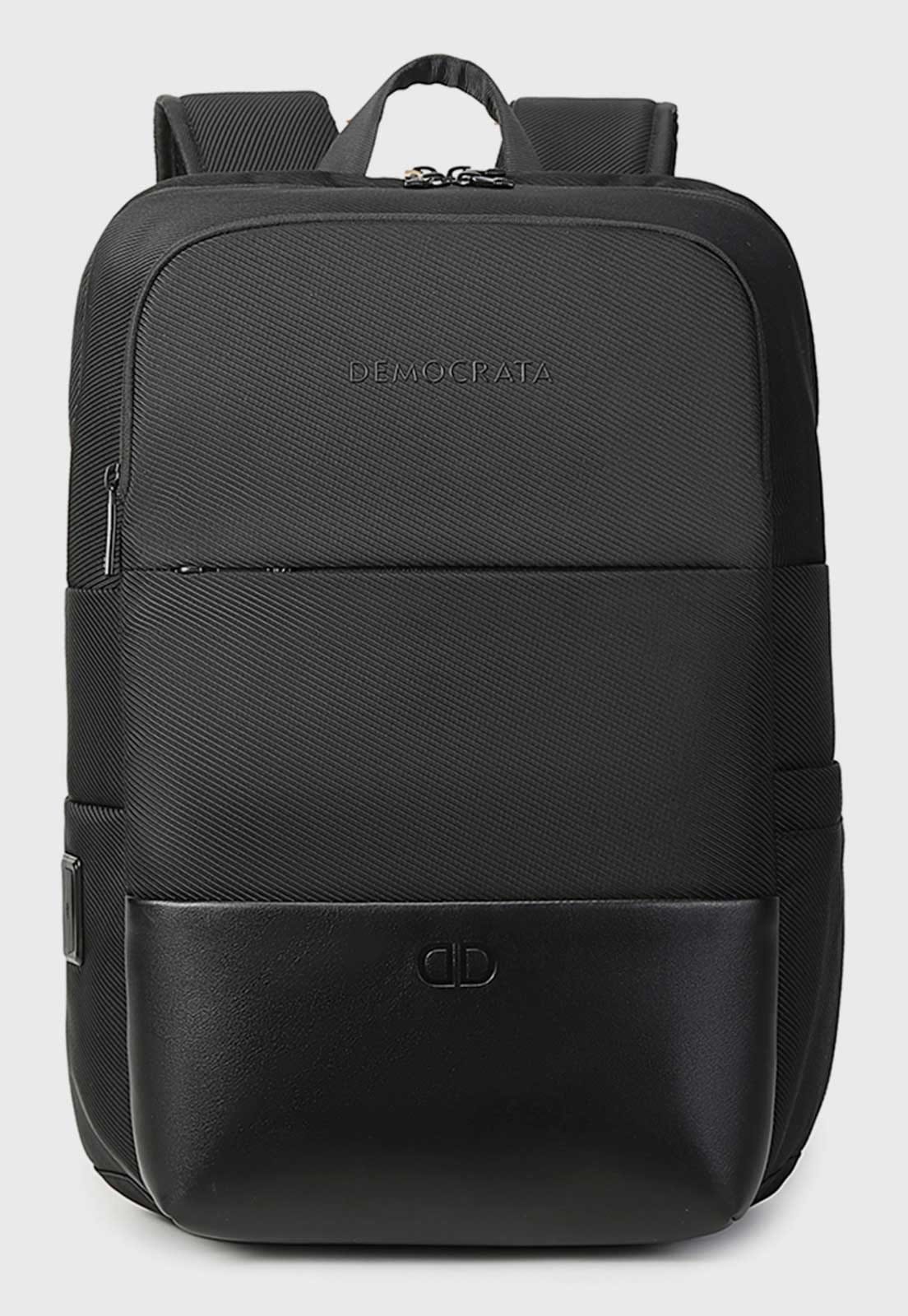 Mochila Costas Democrata Recorte Preta