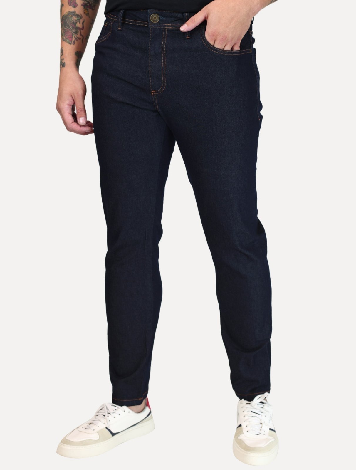 Imagem principal Calça Dudalina Masculina Slim Stretch Khahi Icon Escuro Dudalina jeans