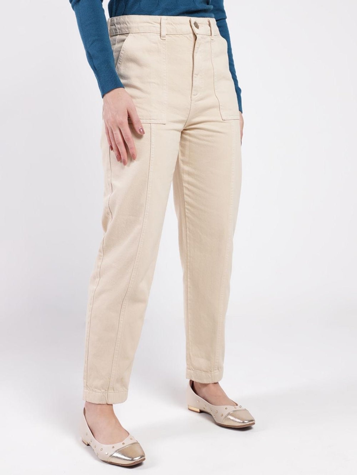 Imagem principal Calça Sarja Autentique Feminina AREIA Autentique amarelo