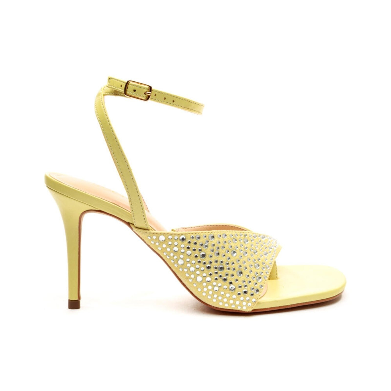 Imagem principal Sandália Couro Salto Alto Cecconello 2599002-2 Cecconello amarelo