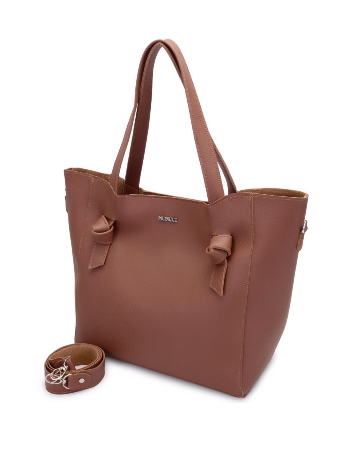 Imagem principal Bolsa de Ombro Grande Moncci Alça Transversal MONCCI caramelo/marrom