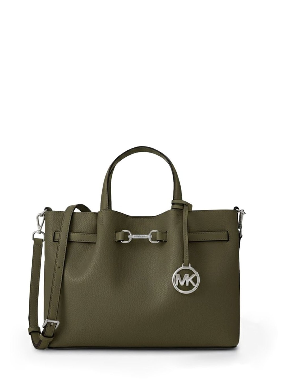Imagem principal Bolsa Tiracolo Carson Média De Couro 35S5S2ZS3T333 Michael Kors verde
