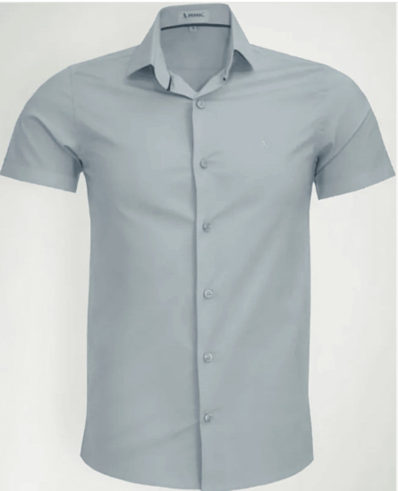 Camisa Social Amil Slim Com elastano Talks Macia Manga Curta Cor