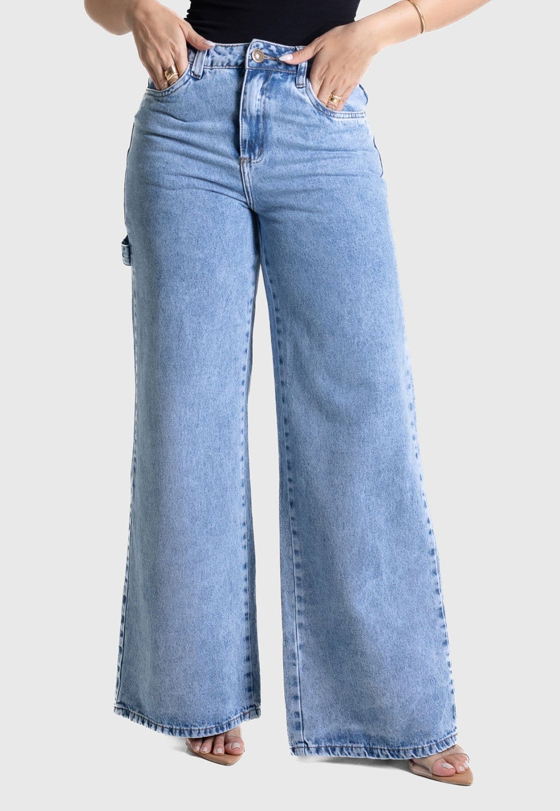 Calça Feminina Sawary Wide Leg