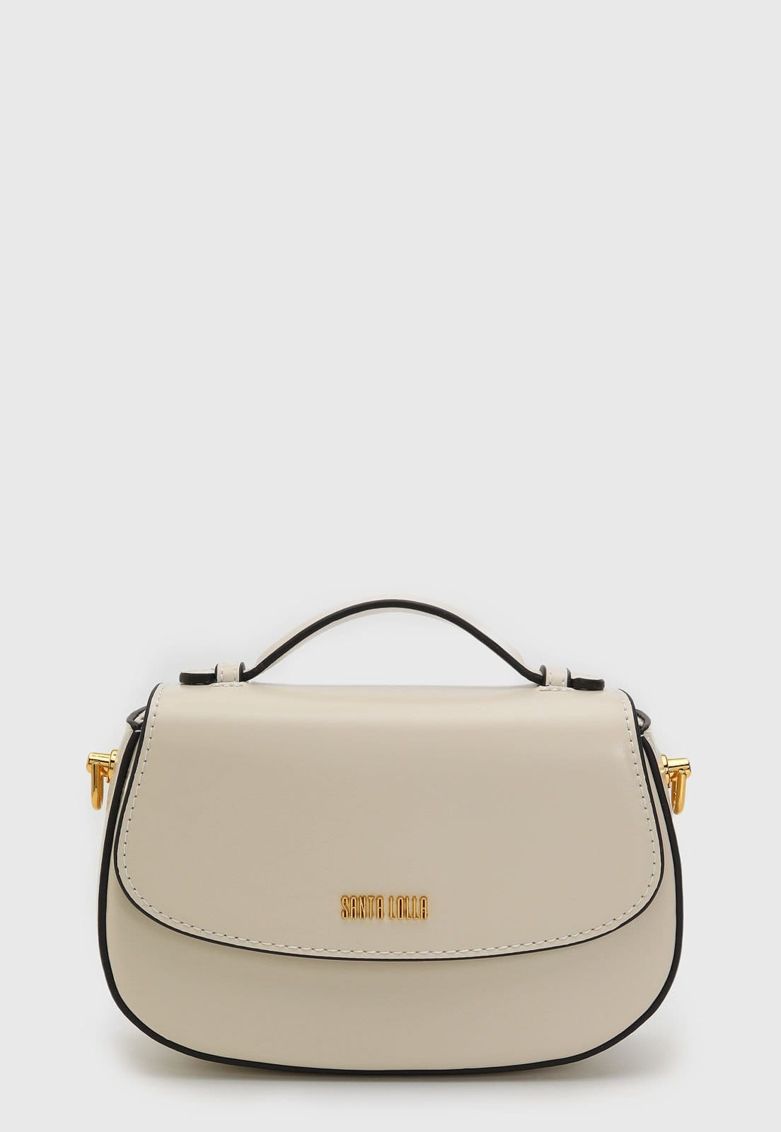 Bolsa Feminina Santa Lolla Estruturada Off-White