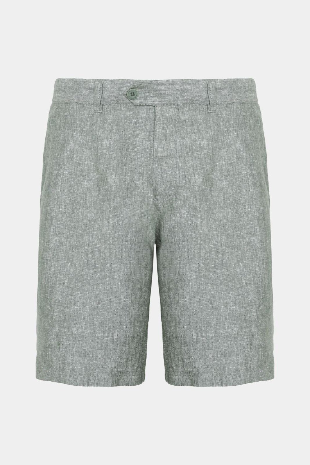 Imagem principal Bermuda Resort Linho Bolso-Faca Militar Aramis verde