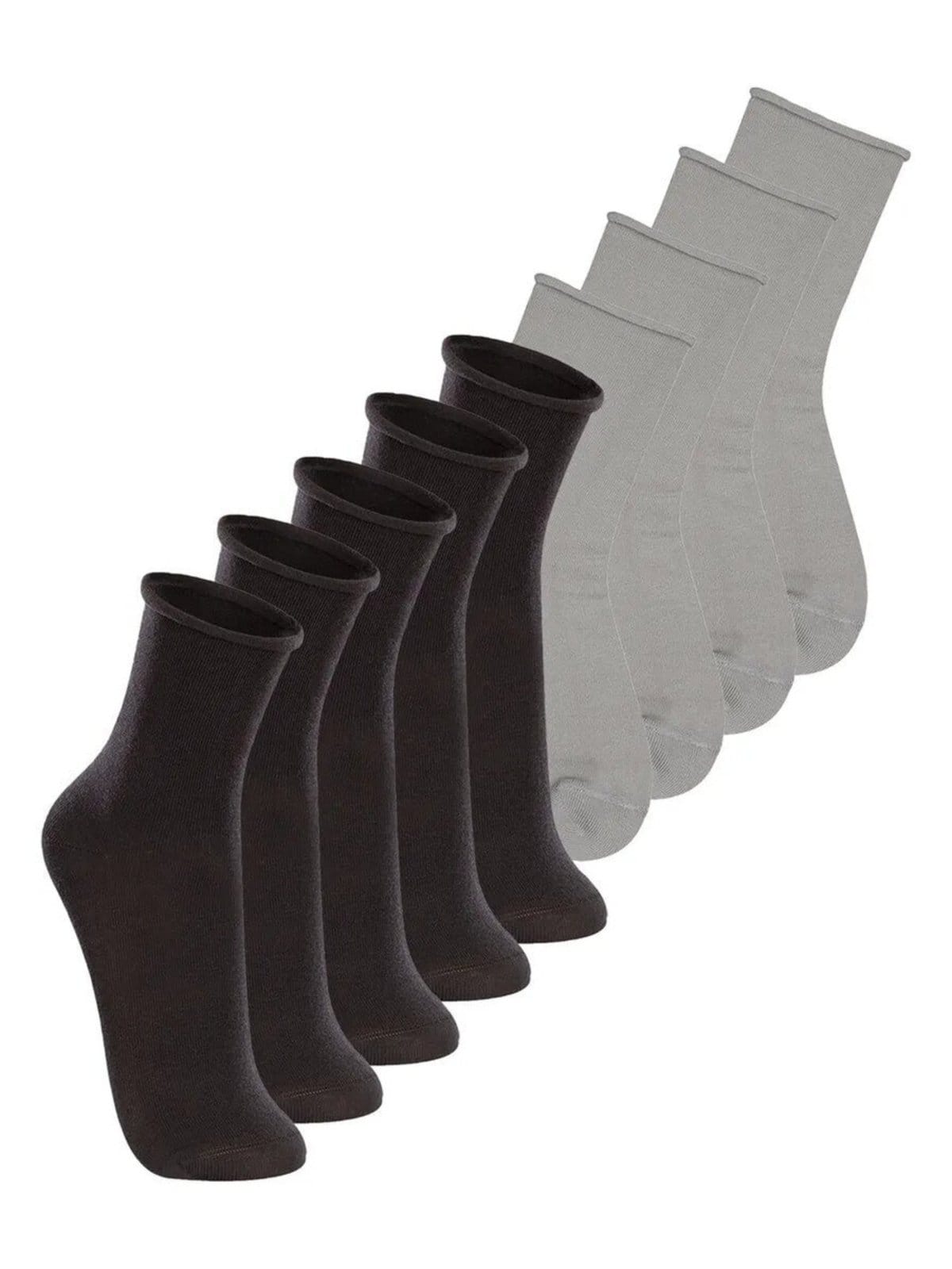 Kit com 9 Meias sem Punho Cano Médio Lupo