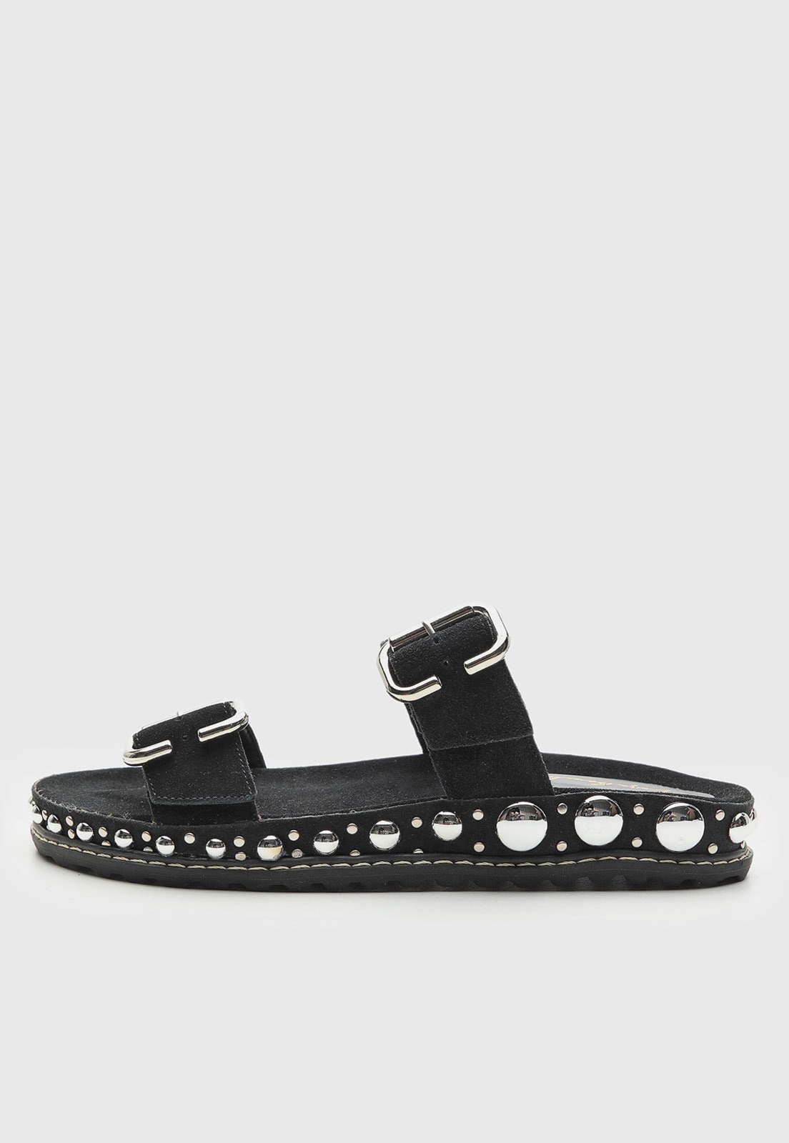 Imagem principal Rasteira Feminina Luiza Barcelos Tachas Preta Luiza Barcelos preto