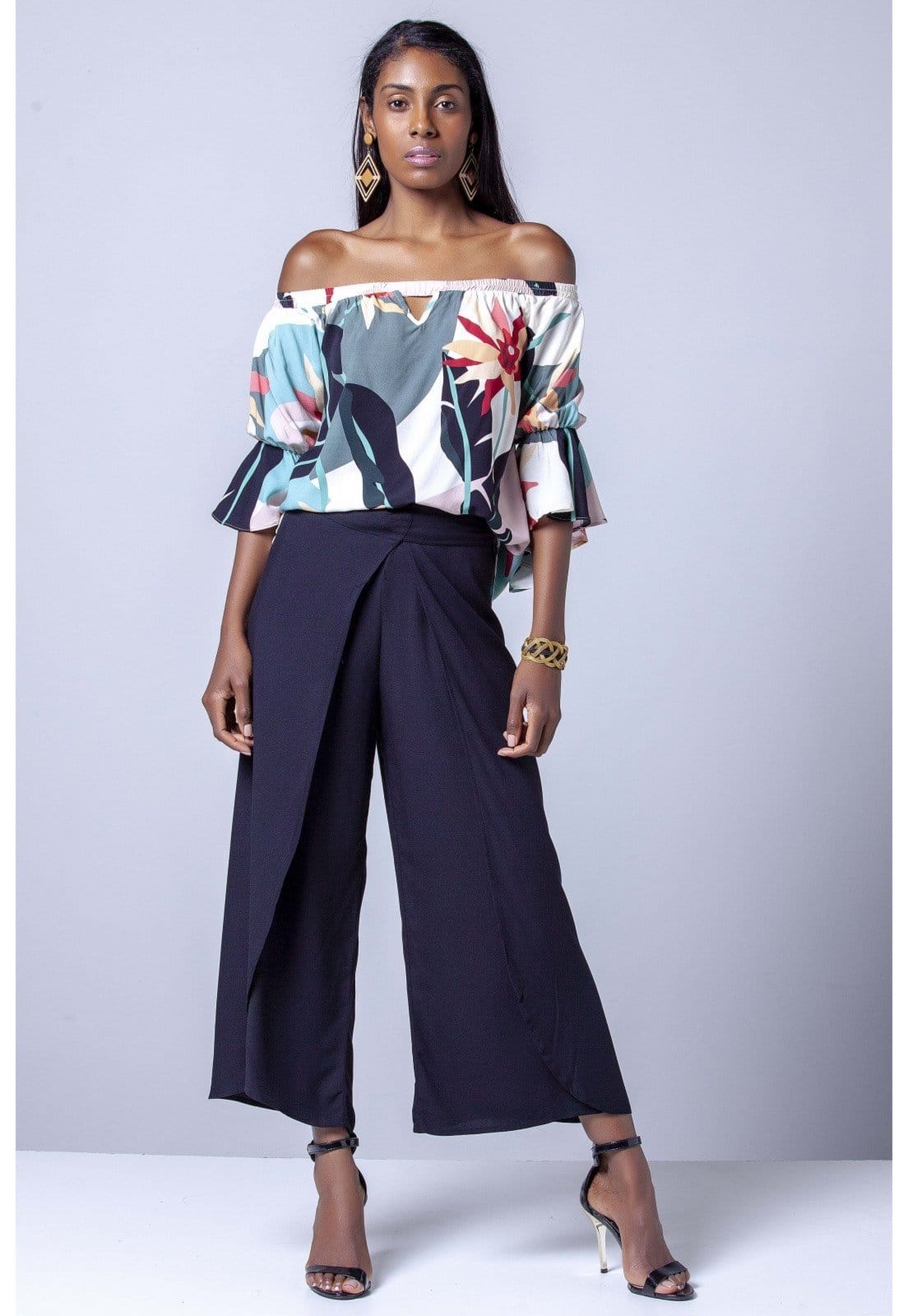 Calça Pantacourt Envelope Viscose Amazonia Vital