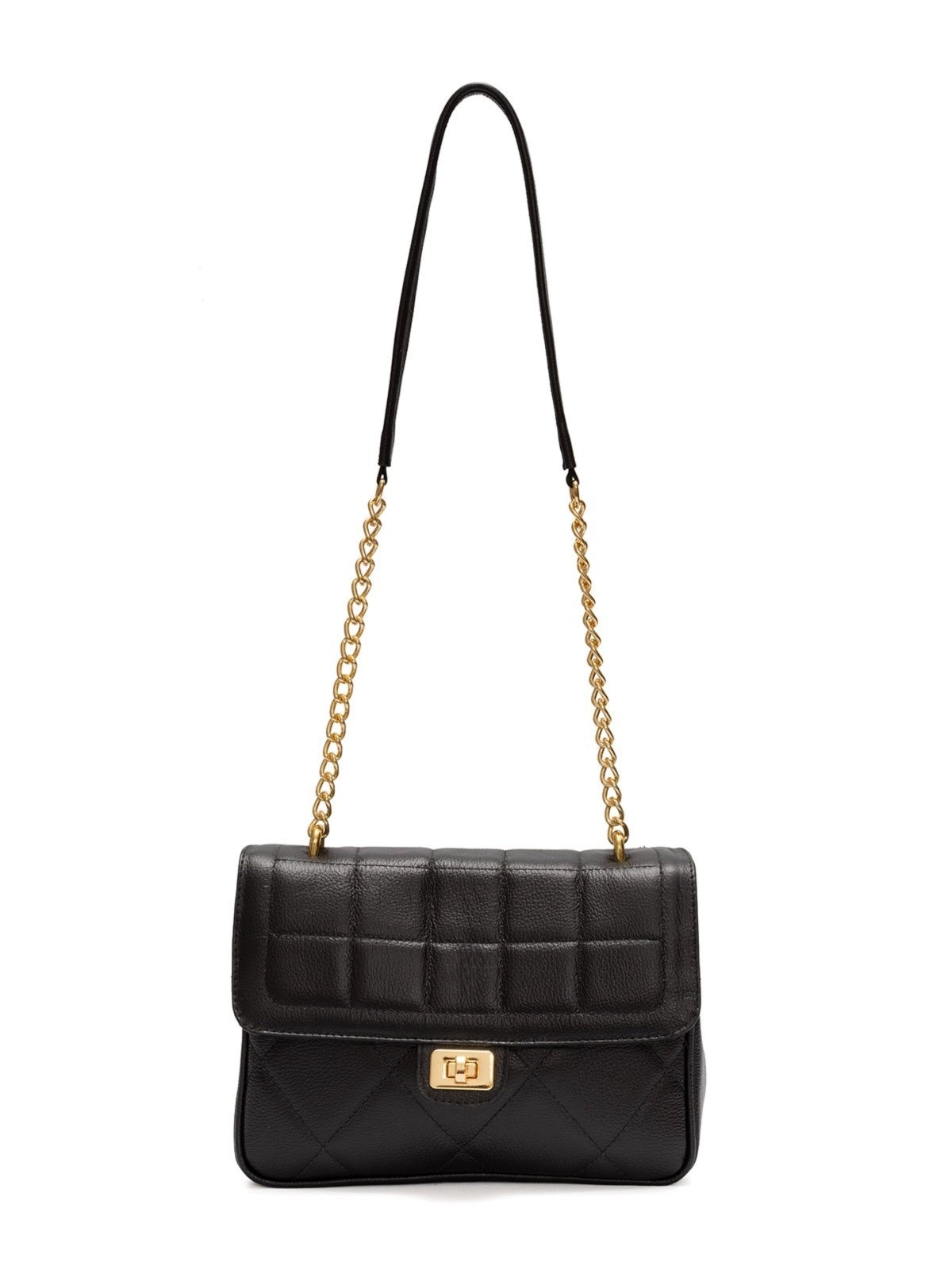 Imagem principal Bolsa de Couro Tiracolo Griffazzi Preta Griffazzi preto