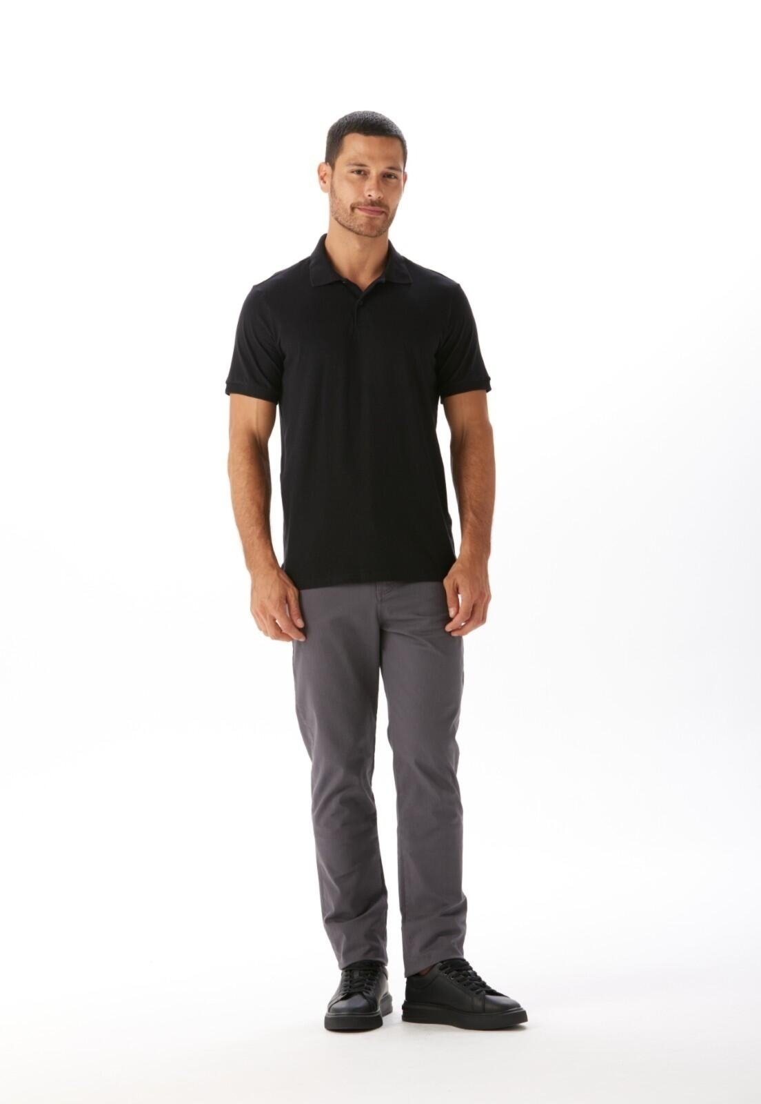 Imagem principal Calça Sarja Slim 5 Bolsos Traymon Chumbo Traymon cinza