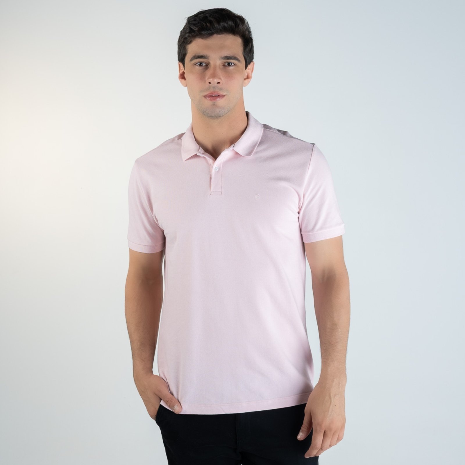 Imagem principal Camisa Polo Calvin Klein Básica Claro Calvin Klein rosa