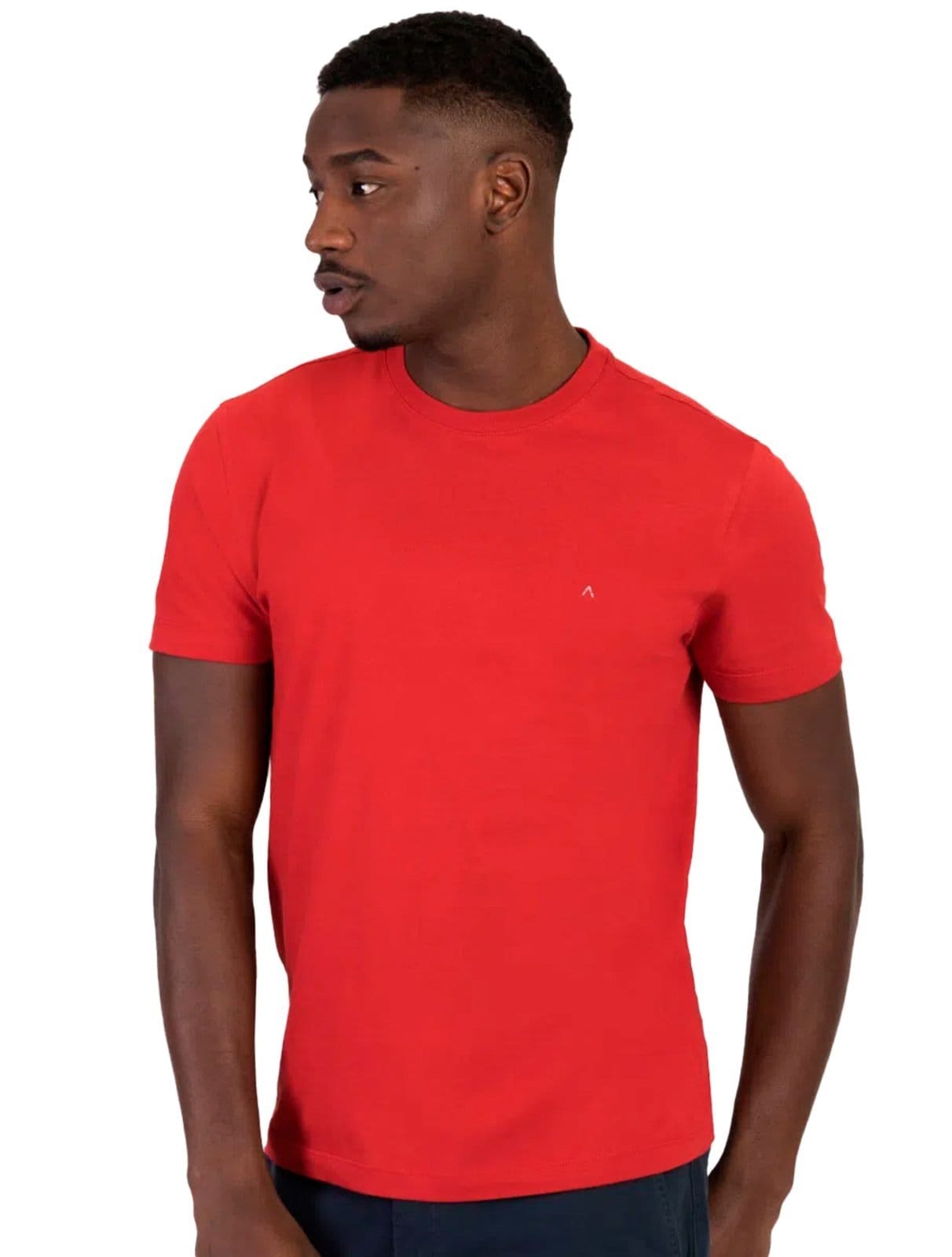 Camiseta Aramis Masculina Basic Lisa Vermelha