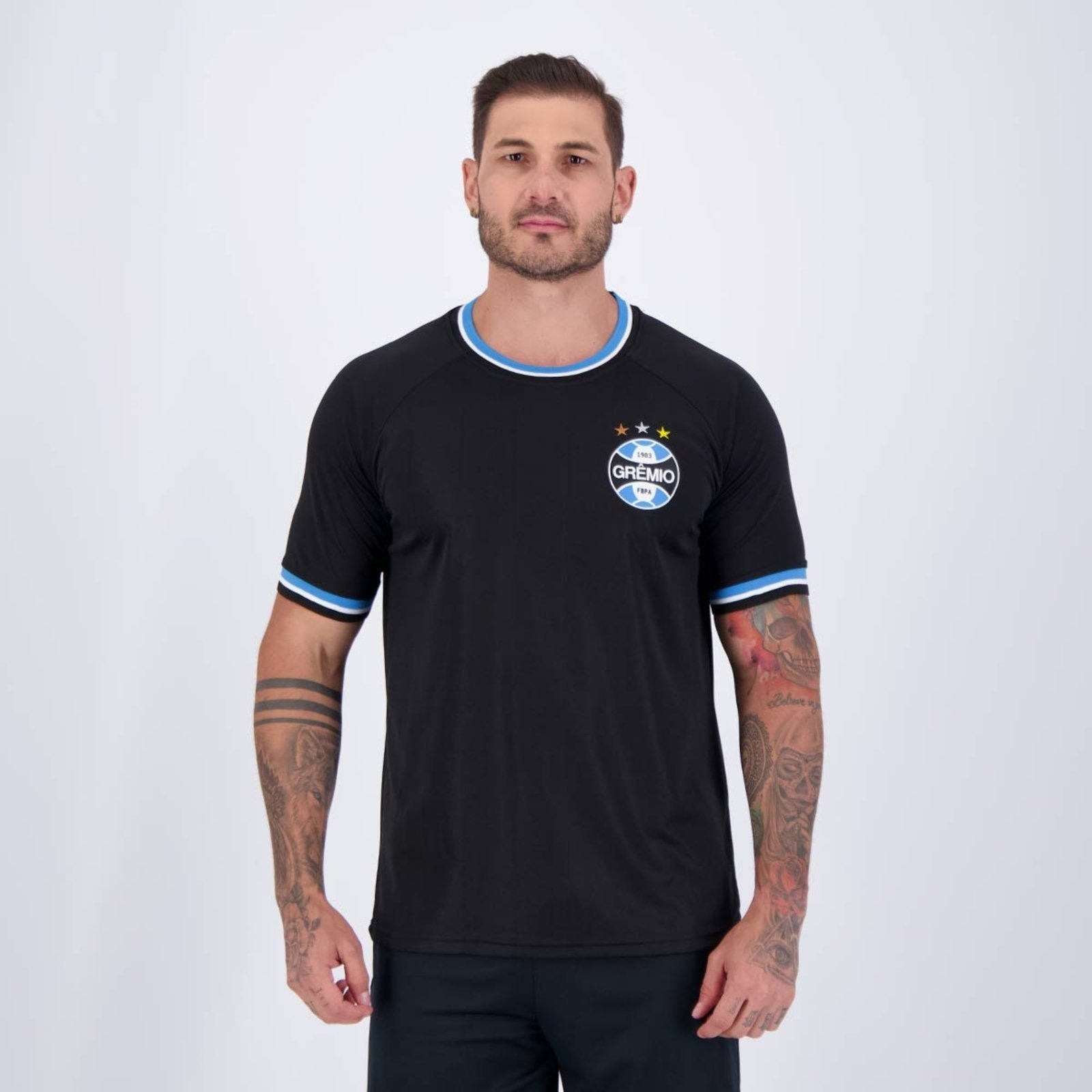 Imagem principal Camisa Grêmio Ace Preta Natural Cotton preto