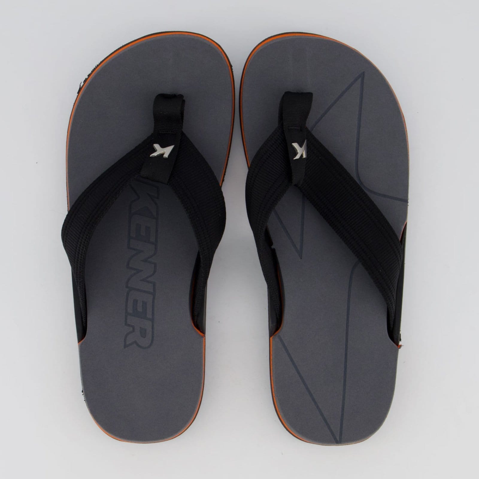 Chinelo Kenner Nk6 Pro e Laranja