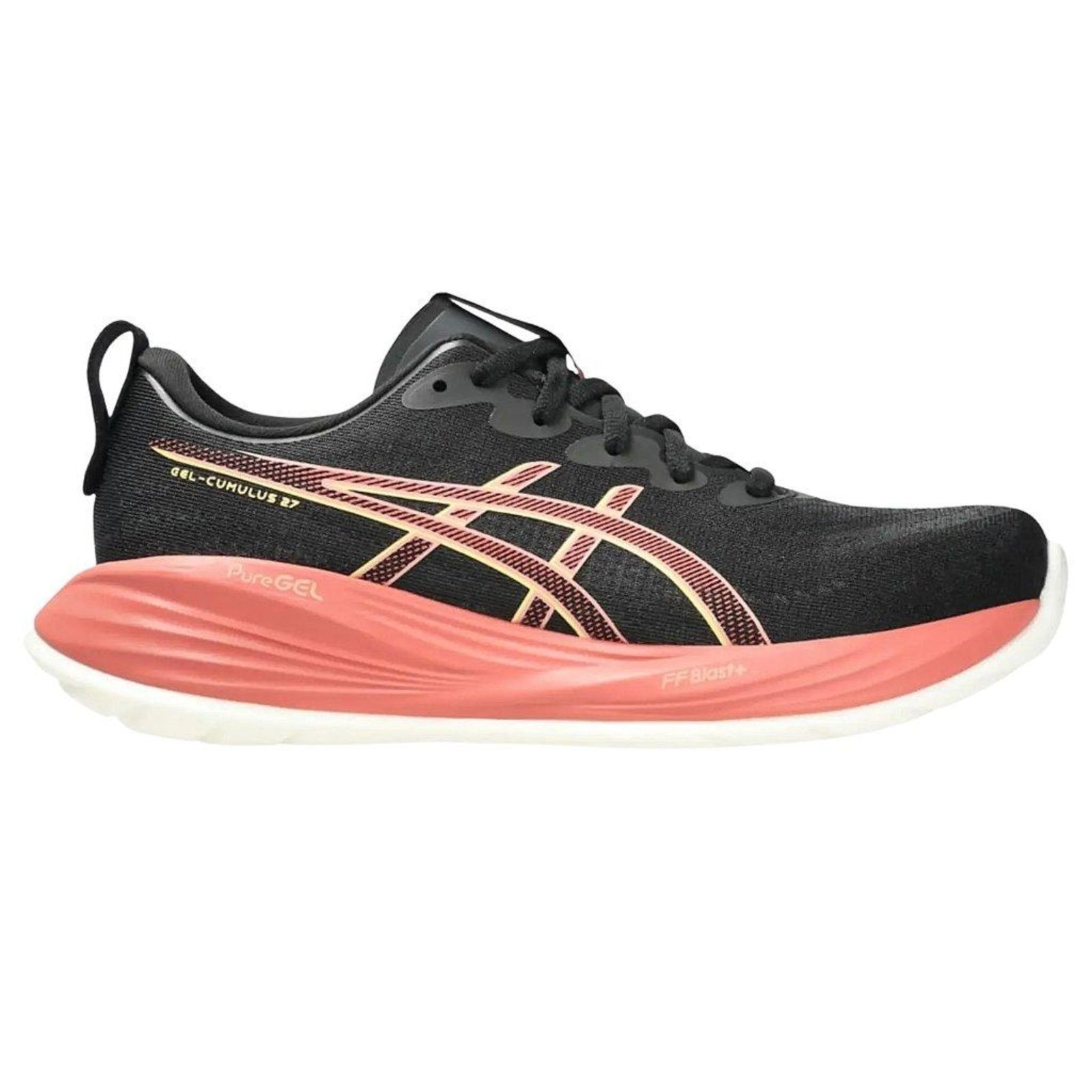 Imagem principal Tenis Asics Gel-Cumulus 27 Feminino Preto/Rosa Preto ASICS preto rosa