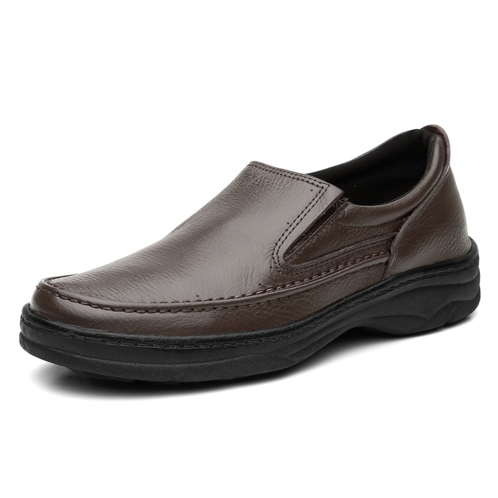 Imagem principal Sapato Social Conforto Ortopédico Couro Yes Basic marrom