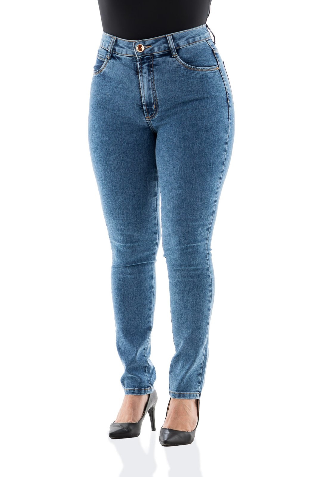 Imagem principal Calça Feminina Arauto Hot Cropped ARAUTO JEANS azul/jeans