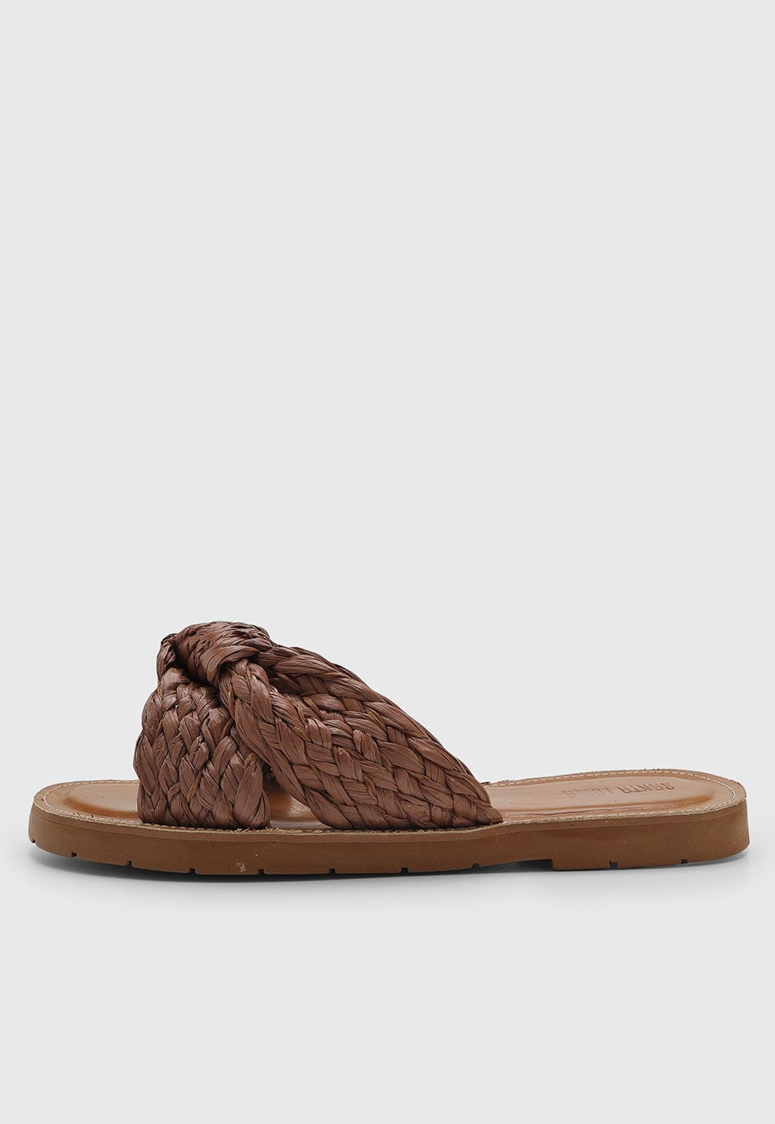 Imagem principal Rasteira Feminina Santa Lolla Tramada Santa Lolla marrom