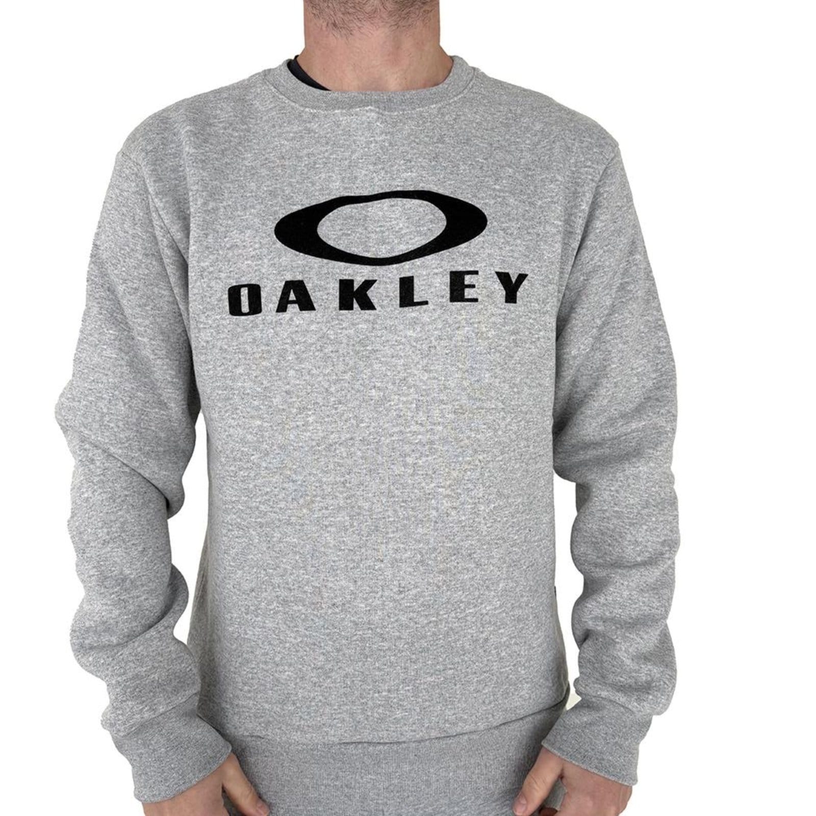 Moletom Oakley Careca Crew II Heather Grey