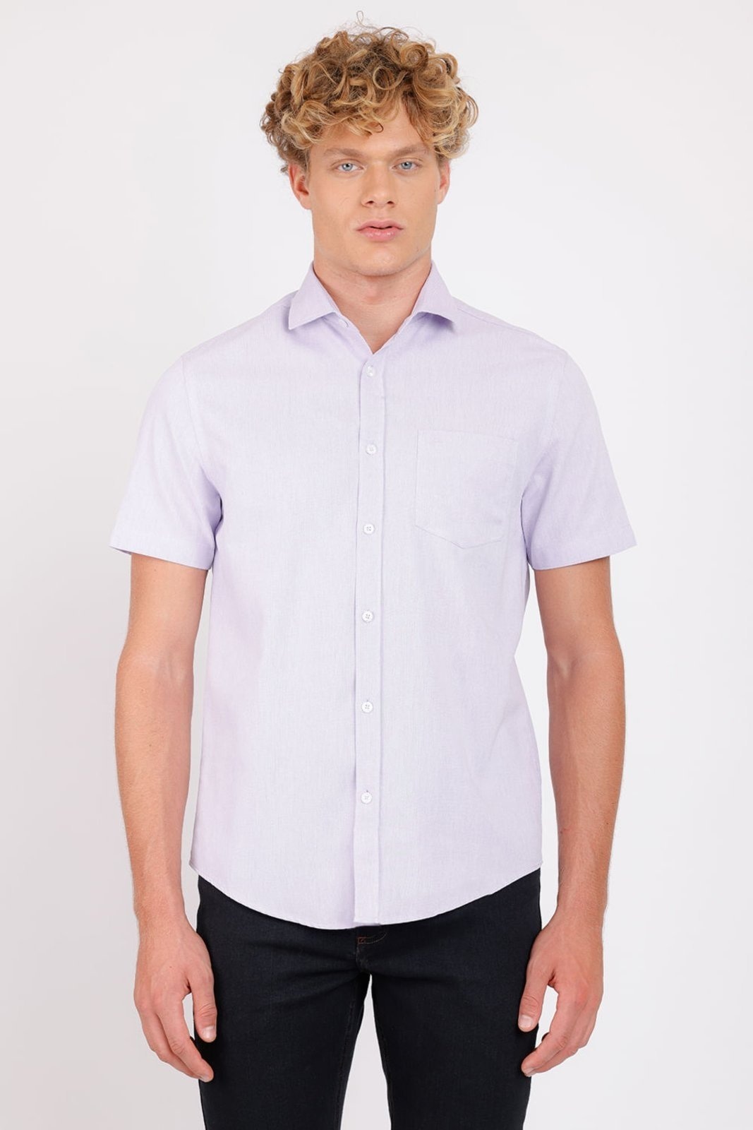 Imagem principal Camisa Regular Bolso Colors Lilás Aramis roxo