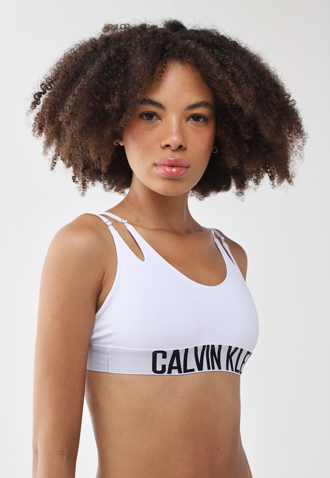 Imagem principal Top Calvin Klein Alças Duplas Micro Intense Power Calvin Klein Underwear branco