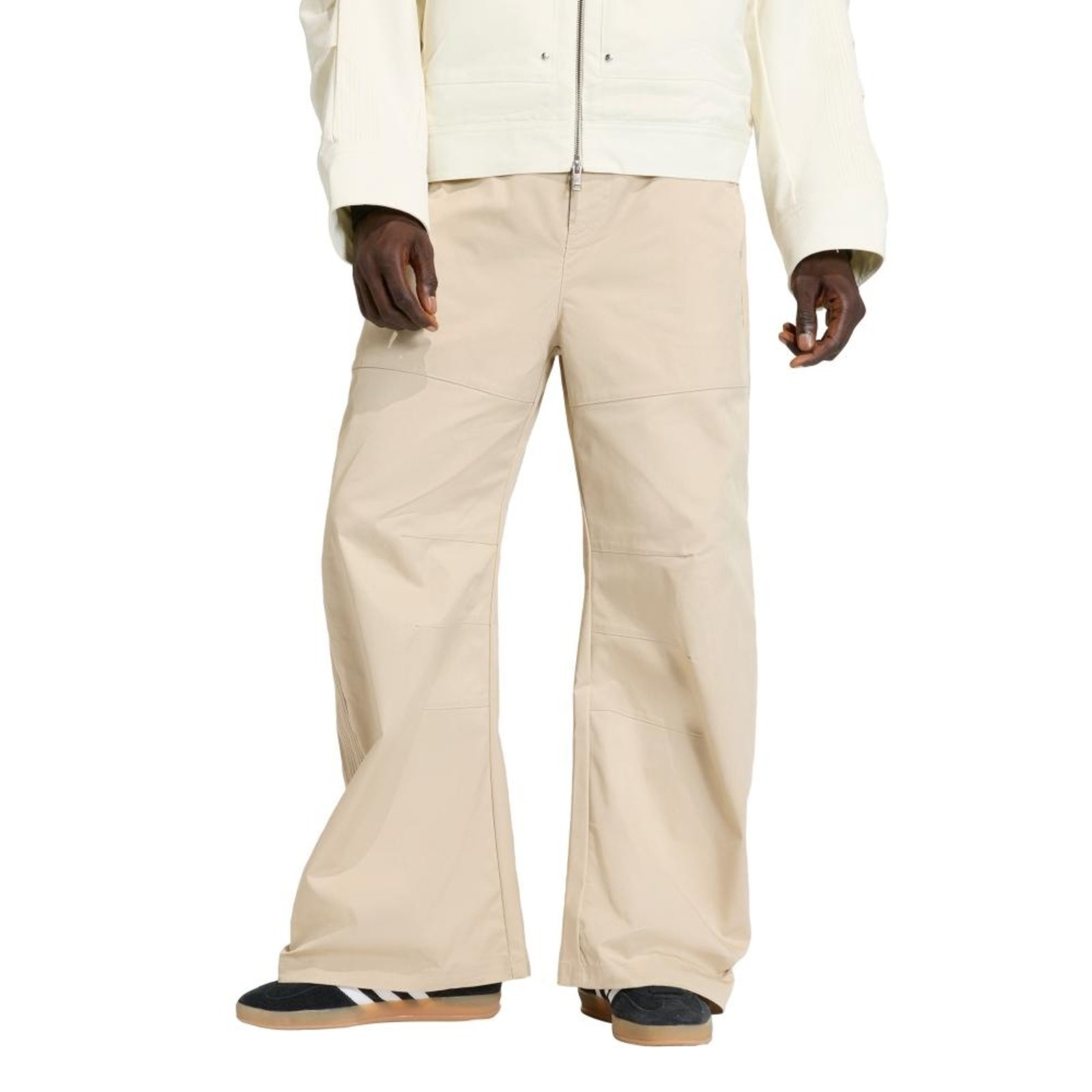 Imagem principal CALÇA LARGA PREMIUM ESSENTIALS adidas Originals adidas Originals bege