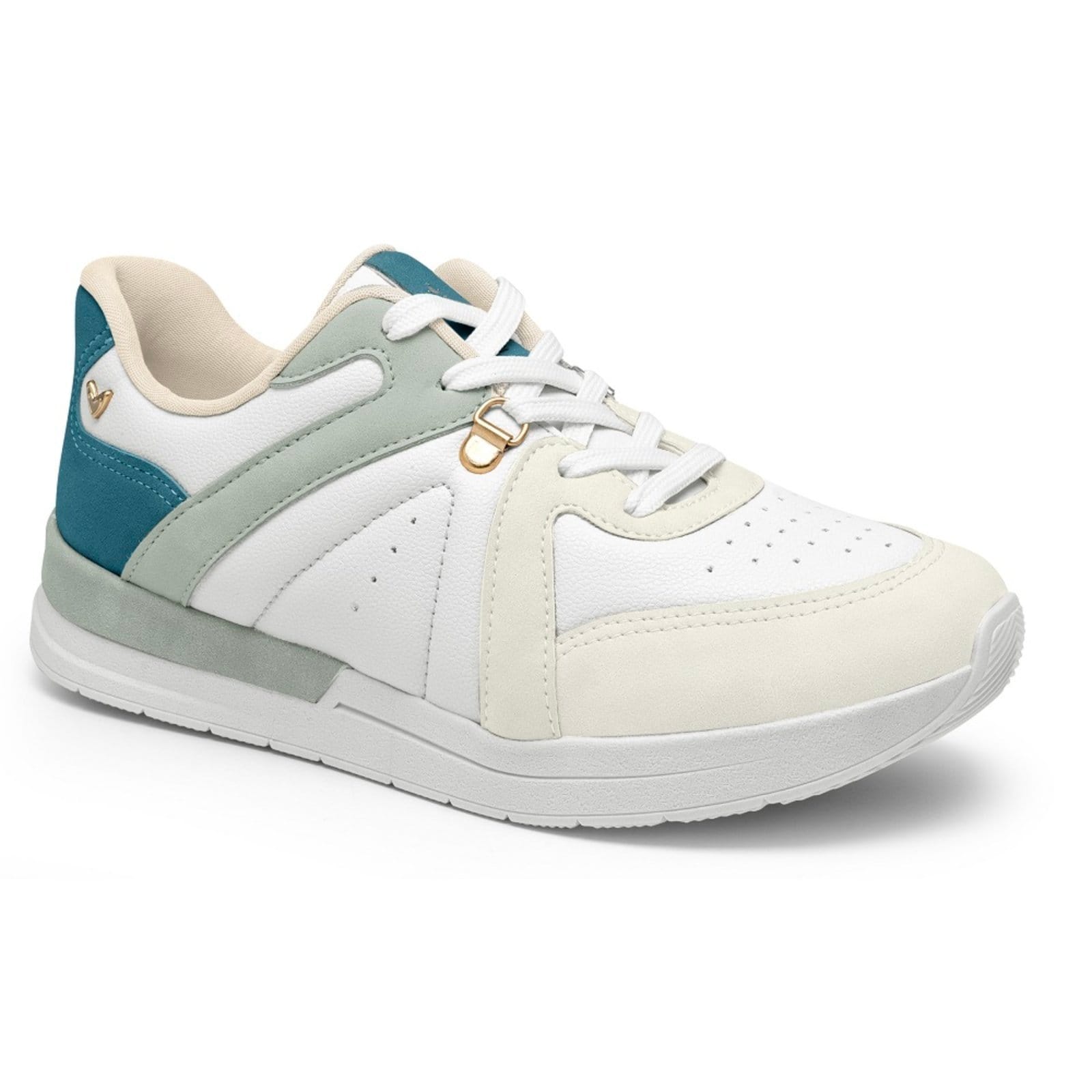 Tênis Jogging Mississipi ME512 Feminino - Branco/Azul