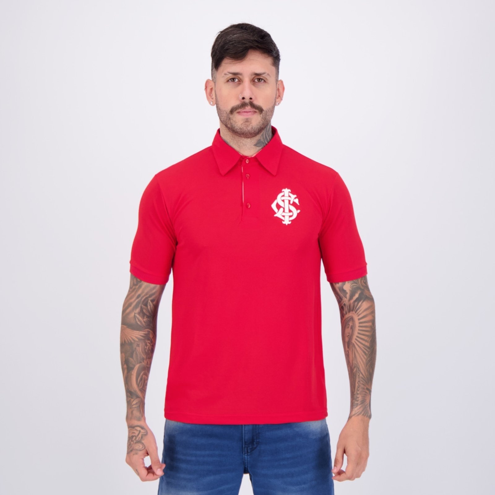 Imagem principal Polo Internacional Vermelha Oldoni vermelho