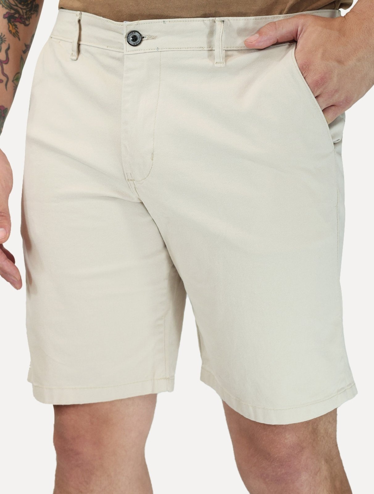 Imagem principal Bermuda Tommy Hilfiger Sarja Brooklyn 9in Areia Tommy Hilfiger bege